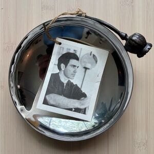 Michael Aram handmade Stainless & Bronze Poppy bowl